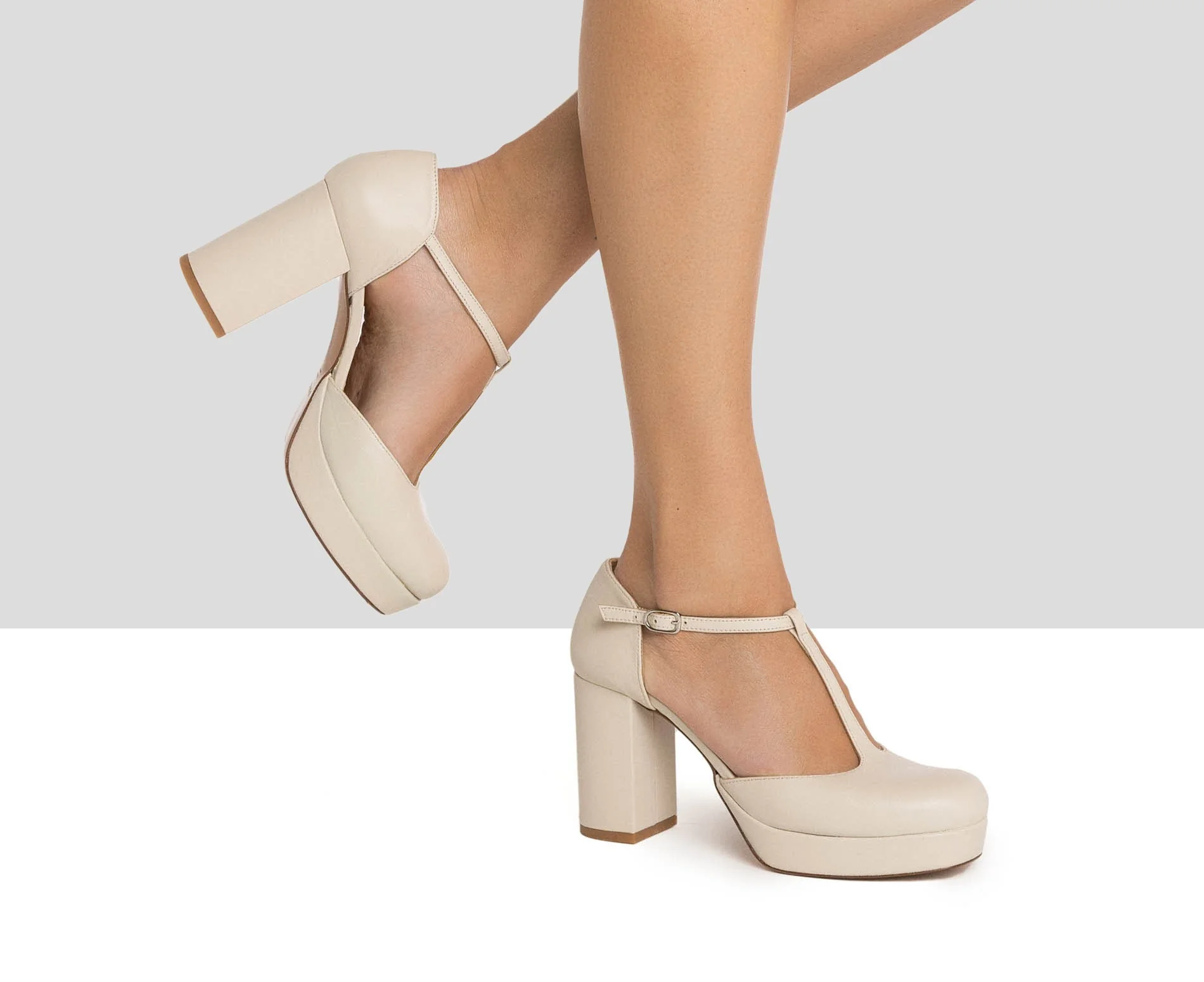 Zapato de mujer en piel con tacón alto. Henk - Image 5