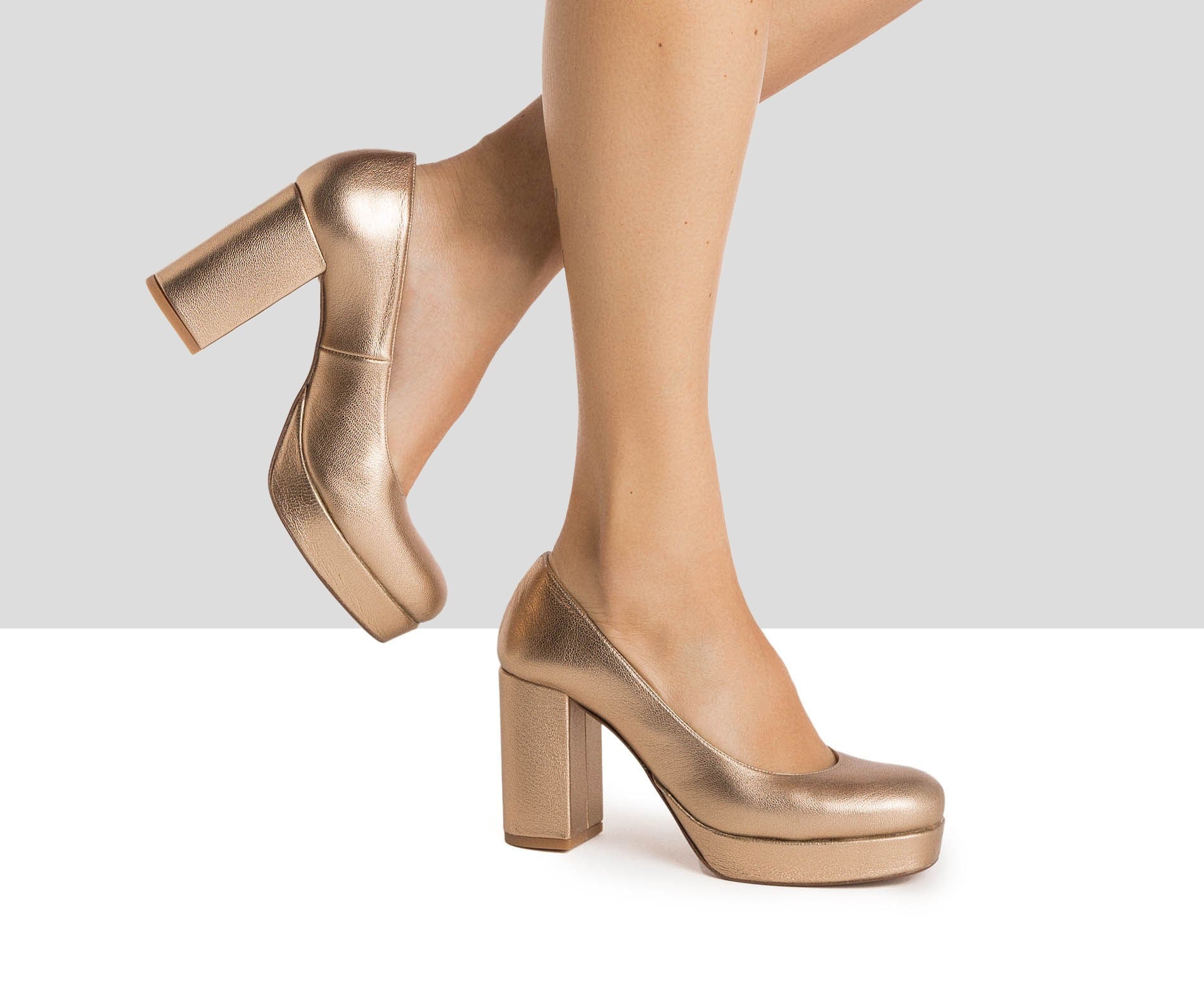 Zapato de mujer en piel con tacón alto. Hermila - Image 3