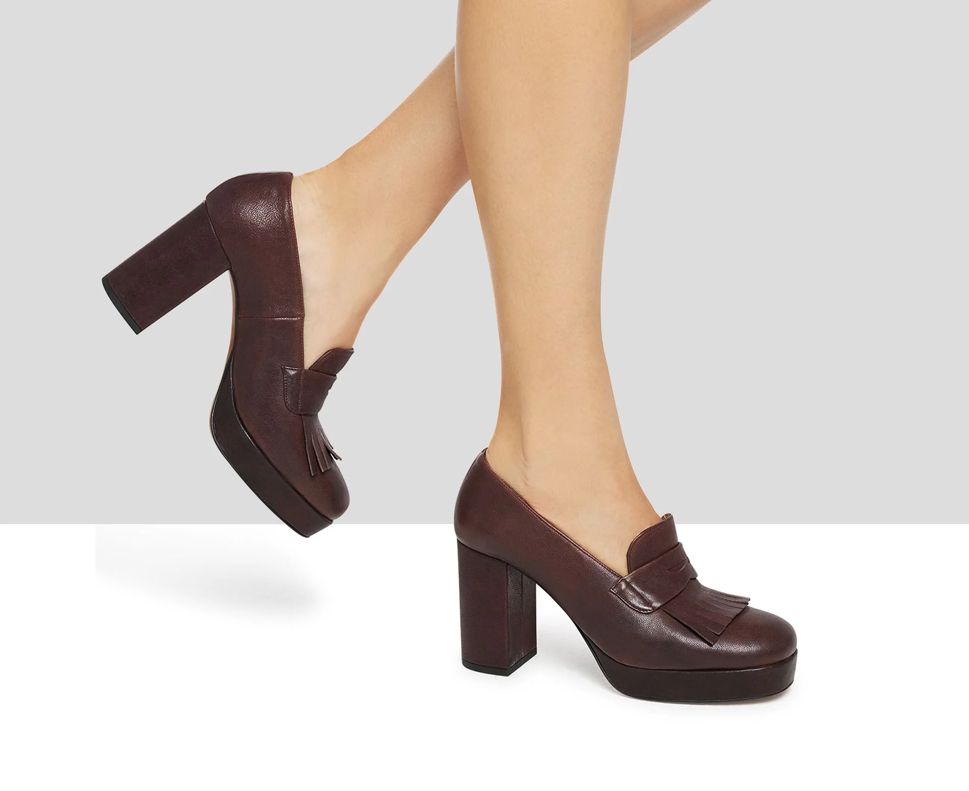 Zapato de mujer en piel con tacón alto. Ianira - Image 4