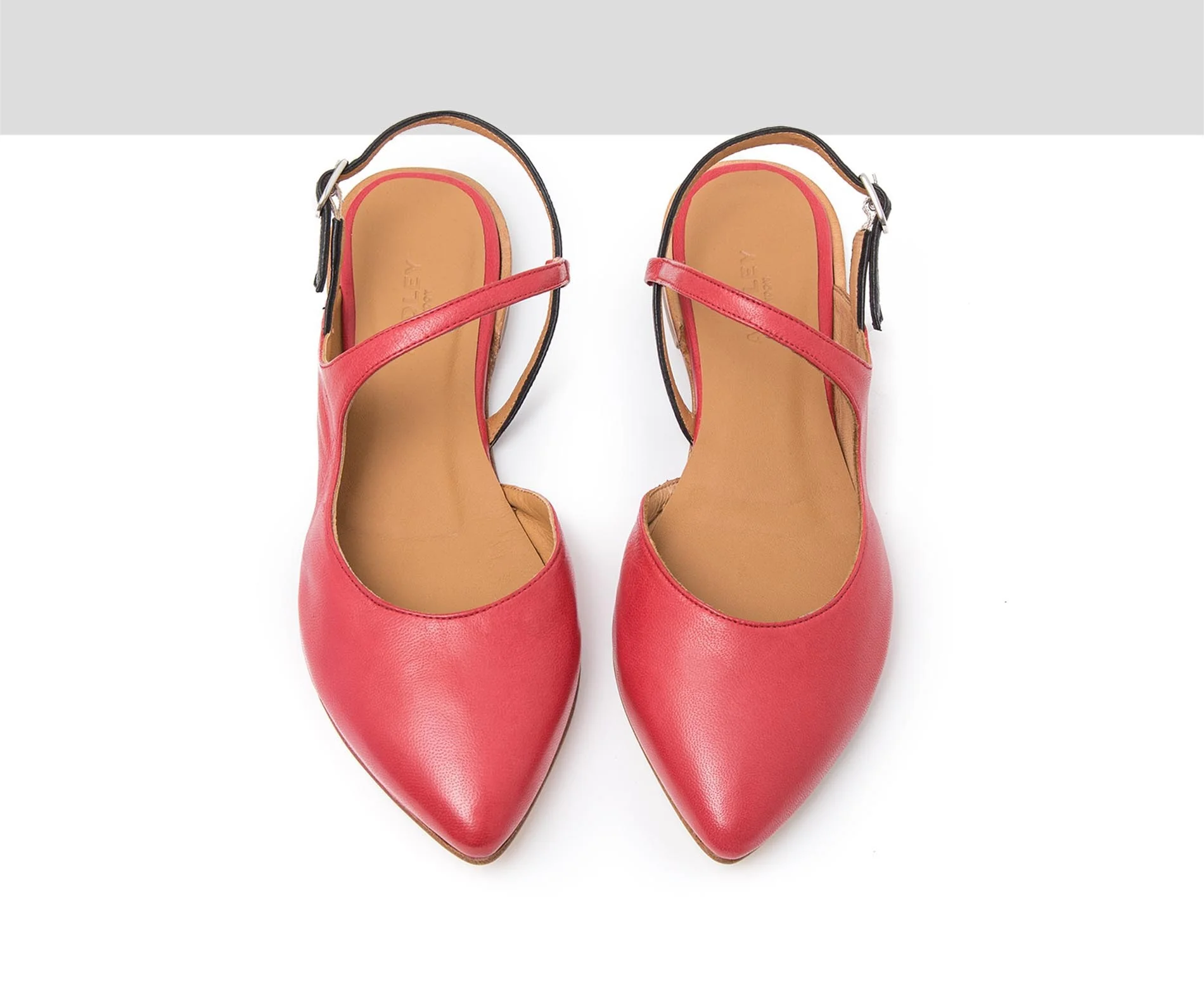 Zapato de mujer en piel con tacón bajo. Flavia - Image 4