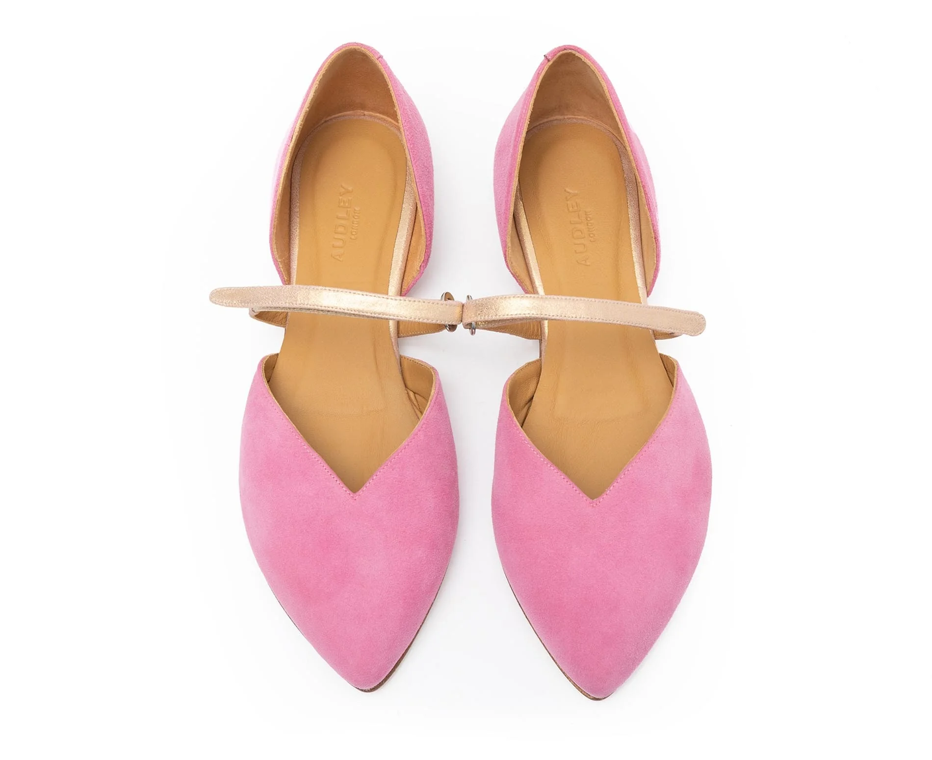 Zapato de mujer en piel con tacón bajo. Frits - Image 3