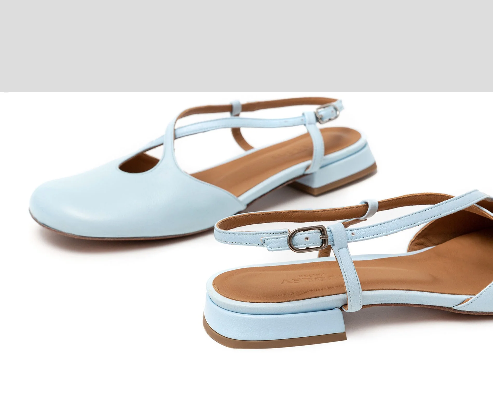 Zapato de mujer en piel con tacón bajo. Heaven - Image 4