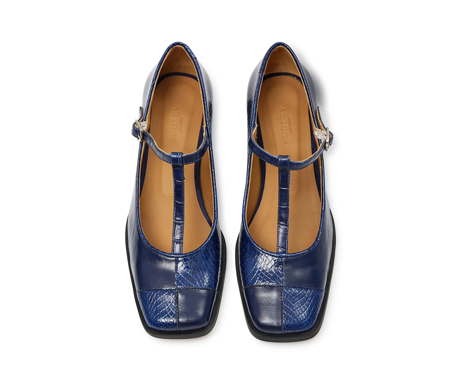 Zapato de mujer en piel con tacón bajo. Karin - Image 4