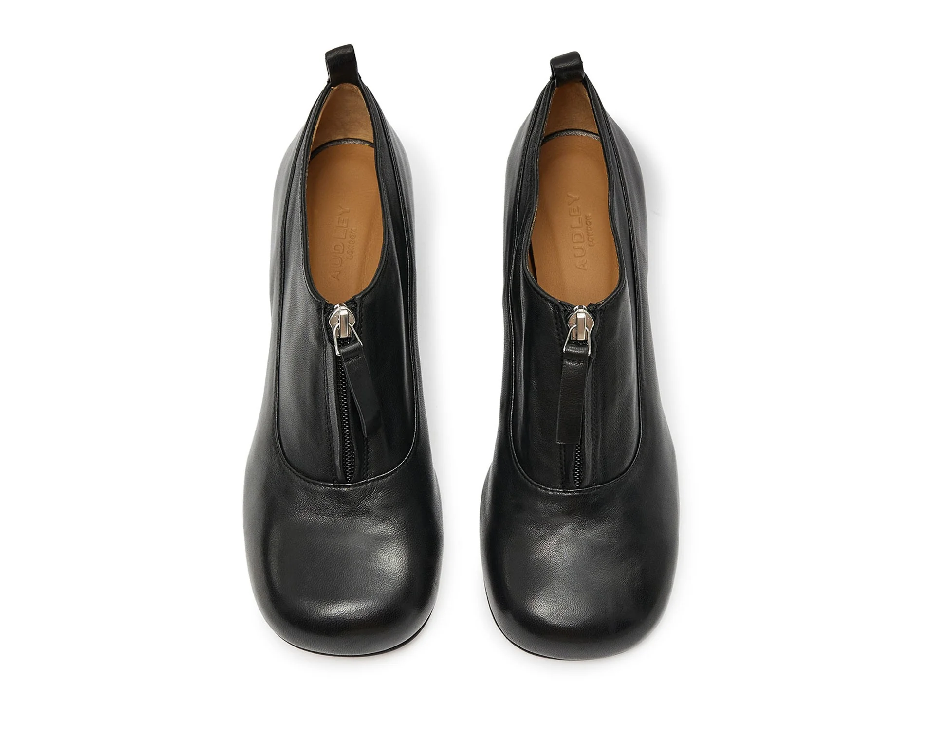 Zapato de mujer en piel con tacón bajo. Kate - Image 4