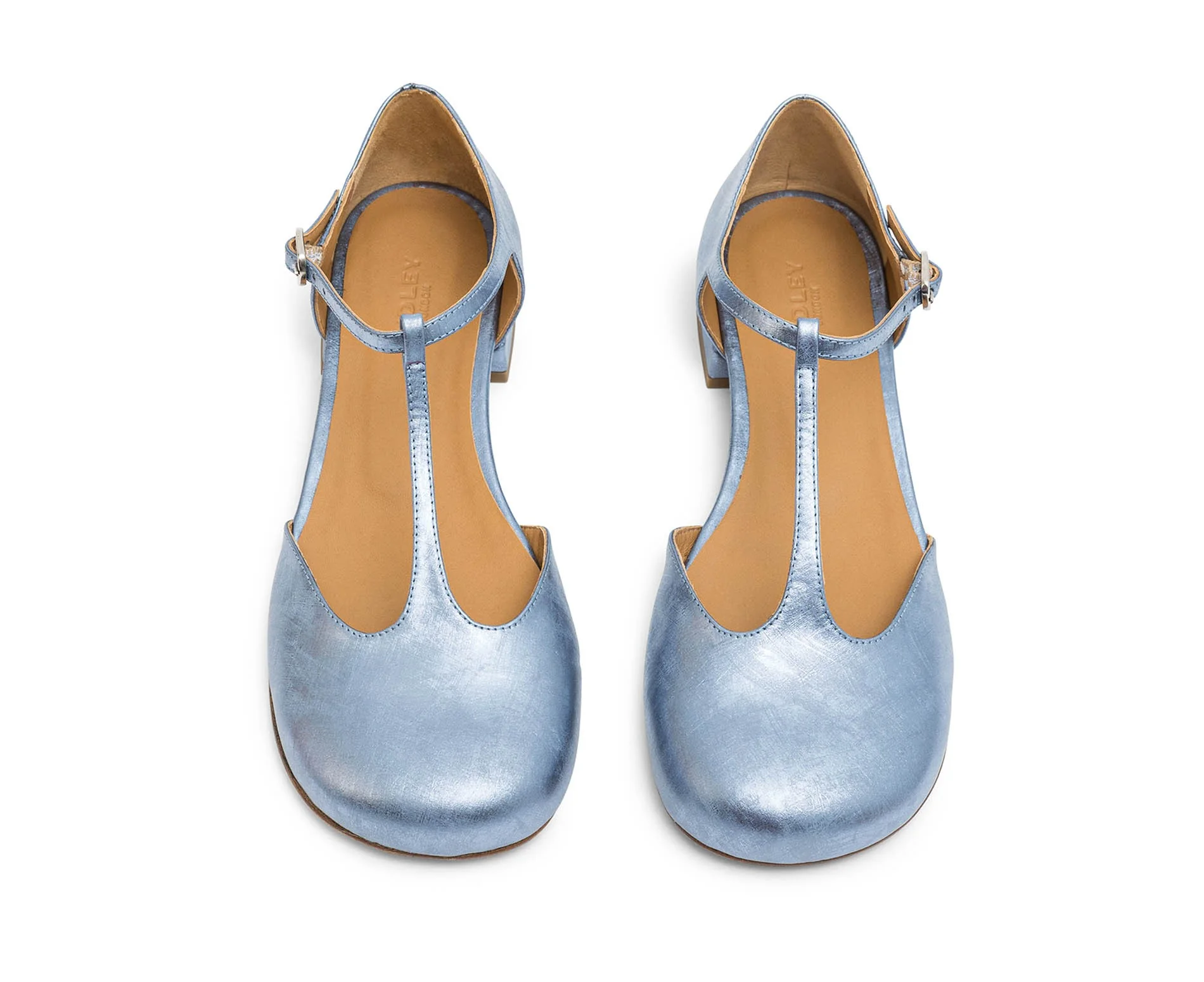 Zapato de mujer en piel con tacón bajo. Leila - Image 3