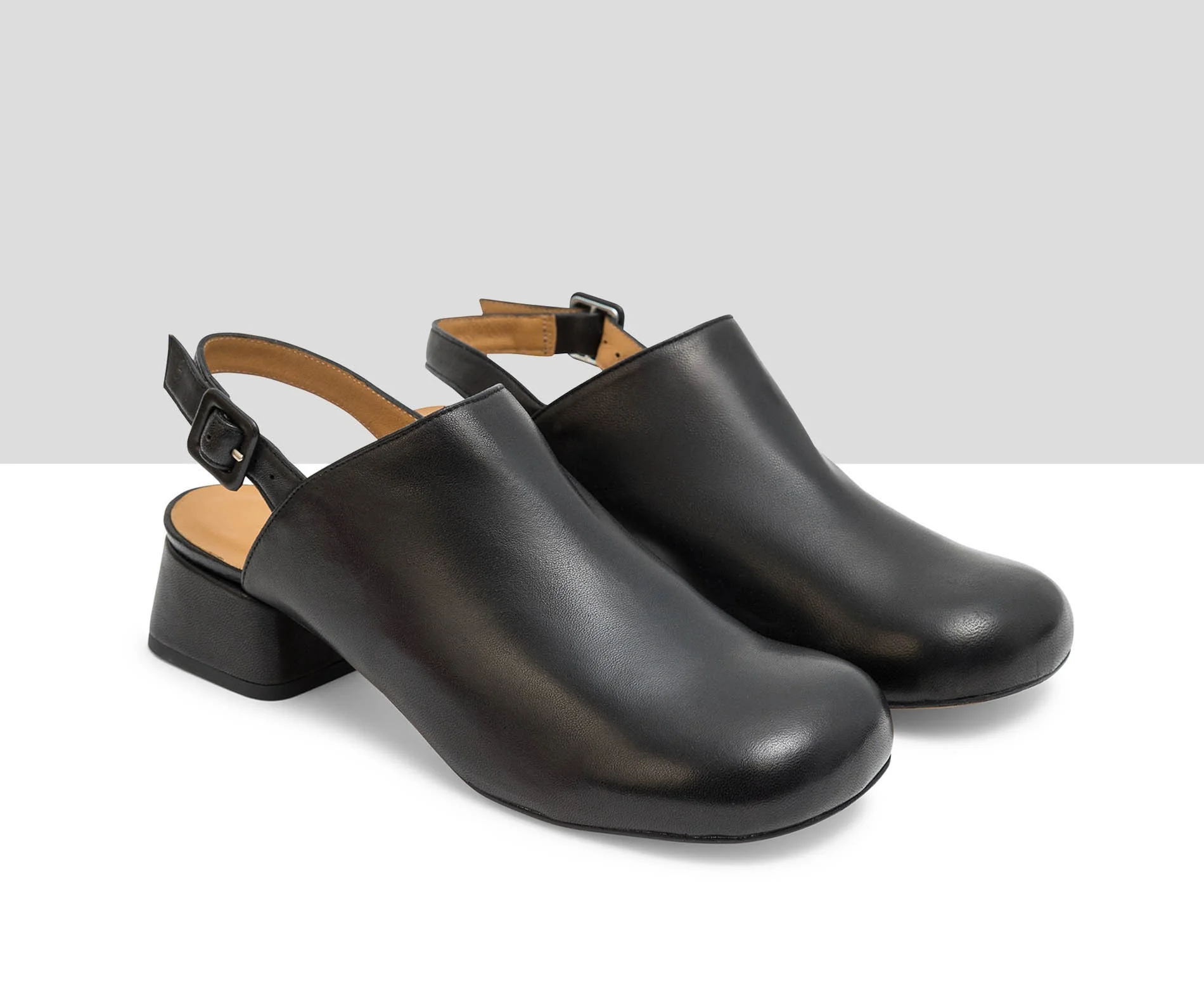 Zapato de mujer en piel con tacón bajo. Litzy - Image 2