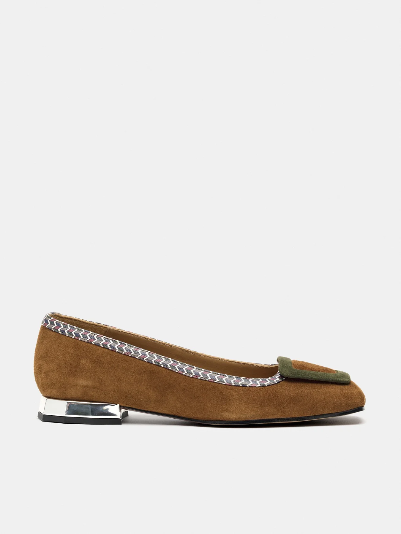 Zapato de mujer en piel con tacón bajo. Maika - Image 3