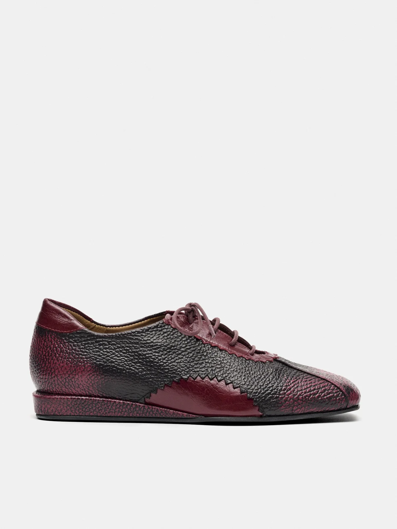 Zapato de mujer en piel con tacón bajo. Milan - Image 2