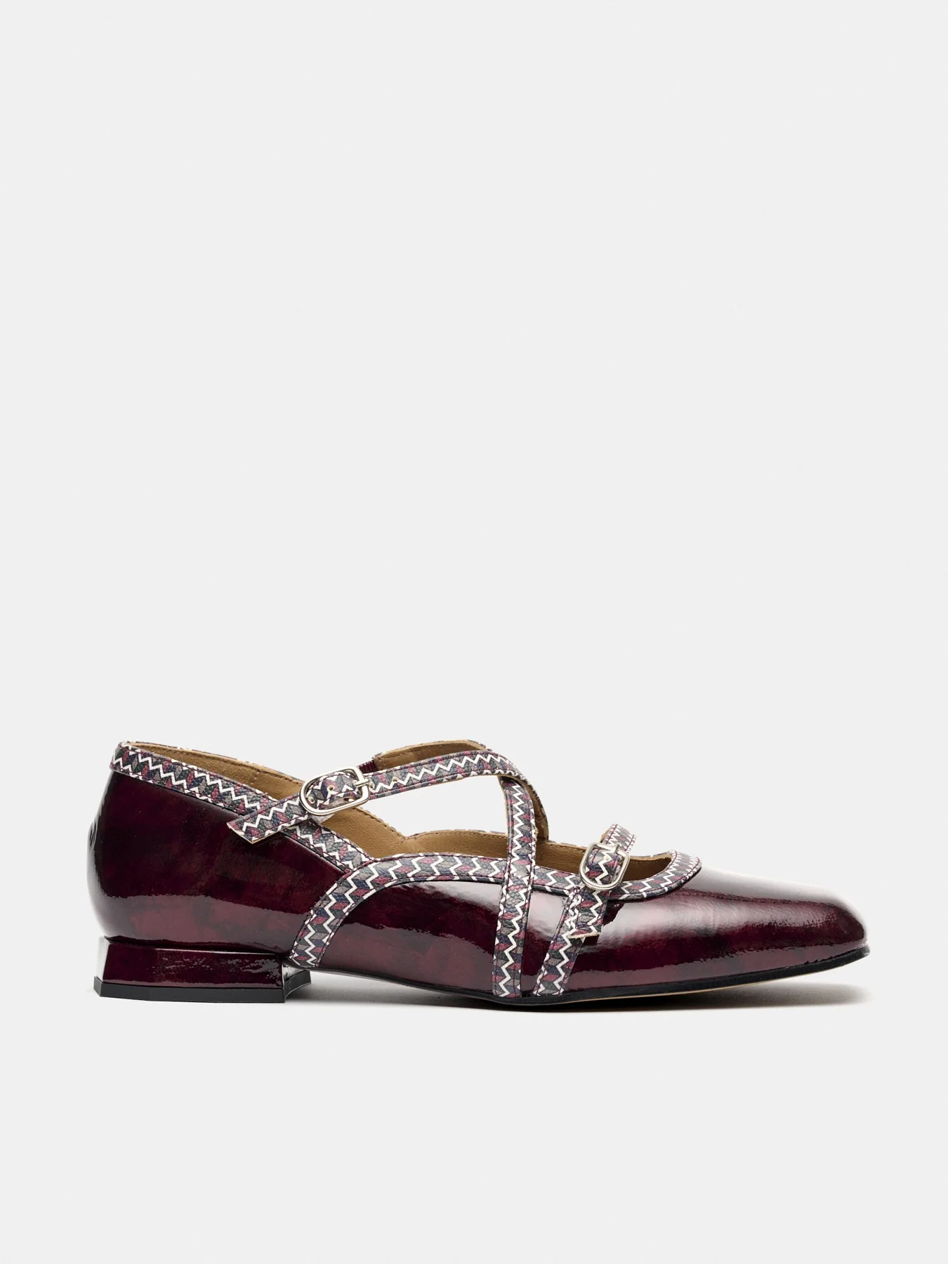 Zapato de mujer en piel con tacón bajo. Miley - Image 2