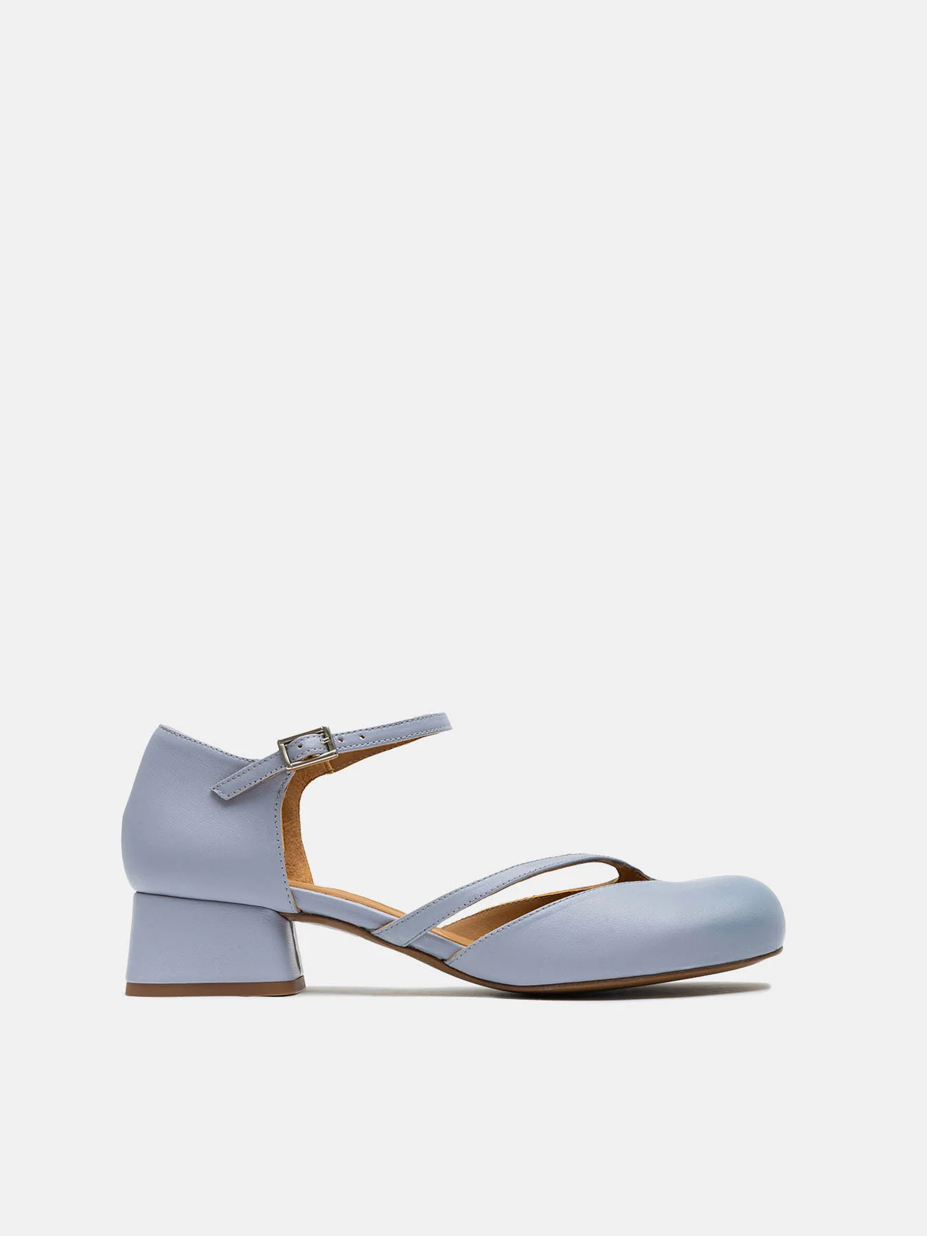 Zapato de mujer en piel con tacón bajo. Nisrin - Image 2
