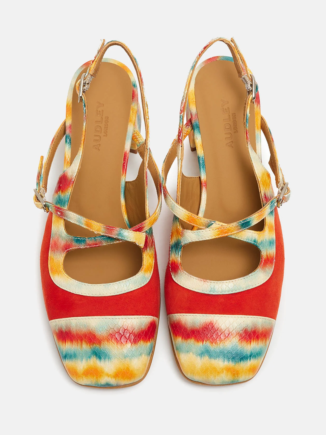 Zapato de mujer en piel con tacón bajo. Norah - Image 3