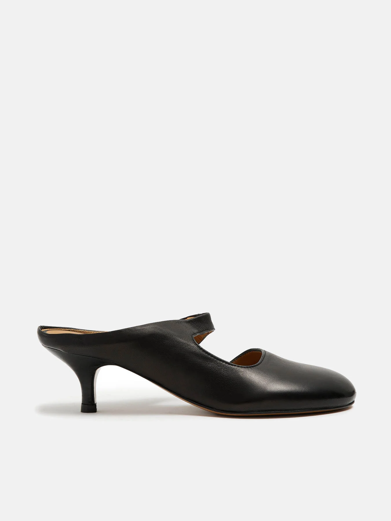 Zapato de mujer en piel con tacón bajo. Nyah - Image 2