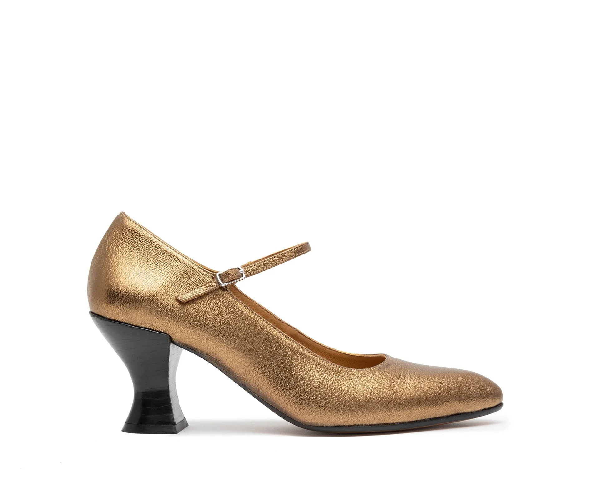 Zapato de mujer en piel con tacón medio. Galya - Image 6