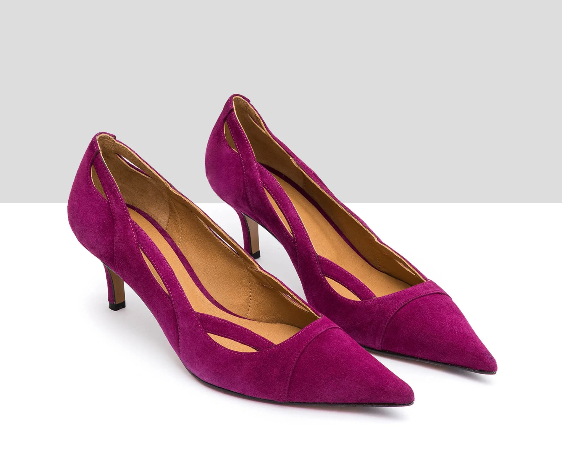 Zapato de mujer en piel con tacón medio. Ilvy - Image 3