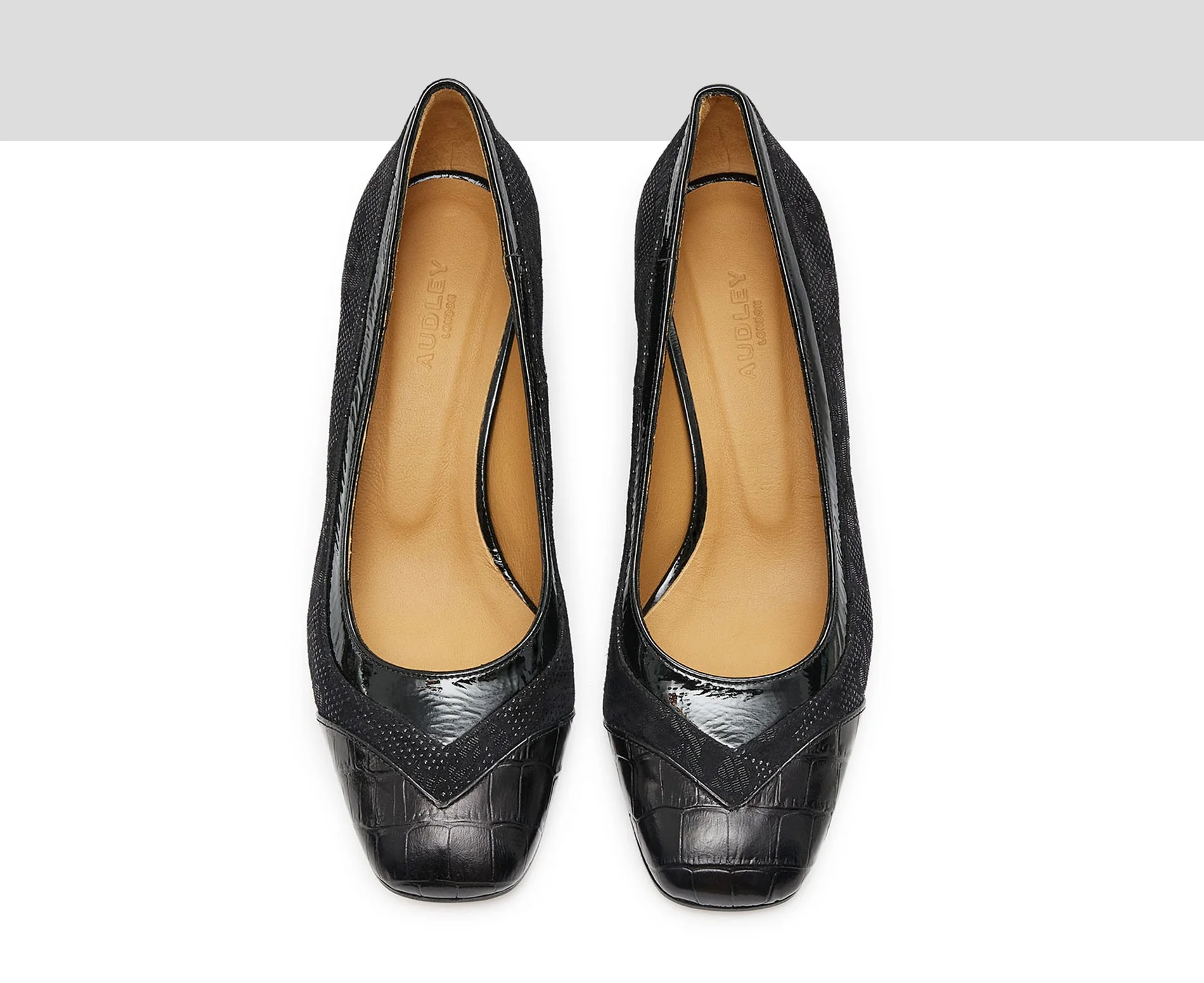Zapato de mujer en piel con tacón medio. Karol - Image 4