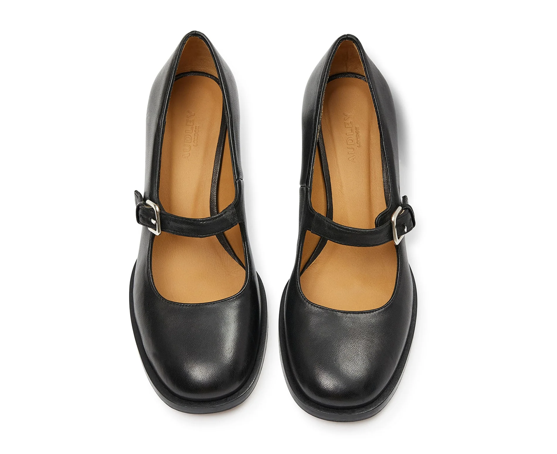 Zapato de mujer en piel con tacón medio. Kayla - Image 4