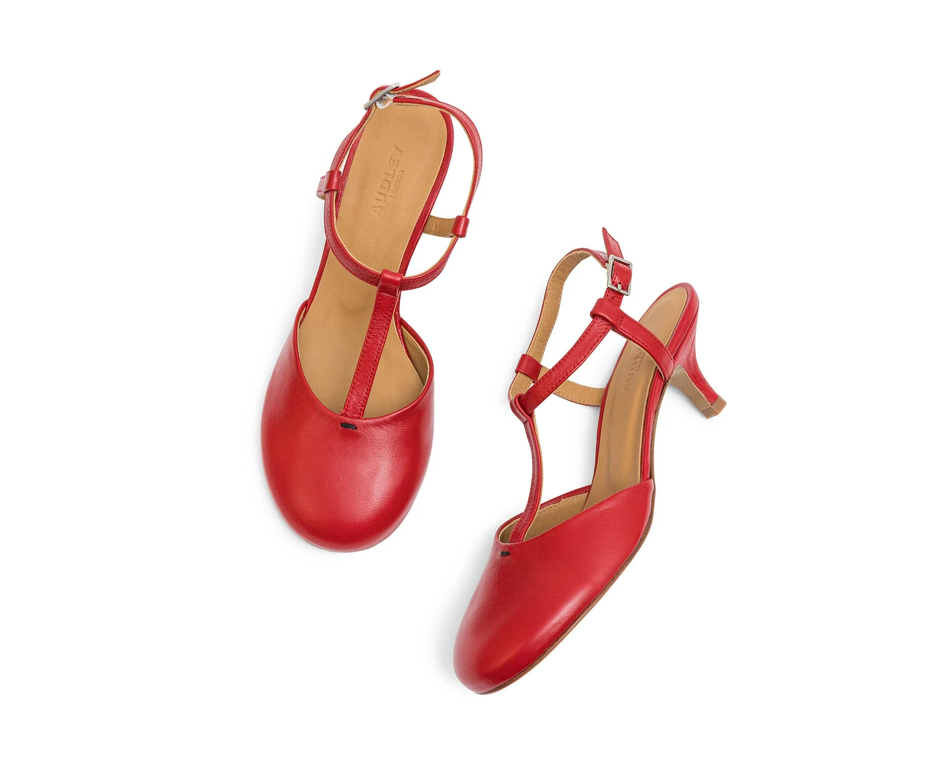 Zapato de mujer en piel con tacón medio. Lola - Image 3