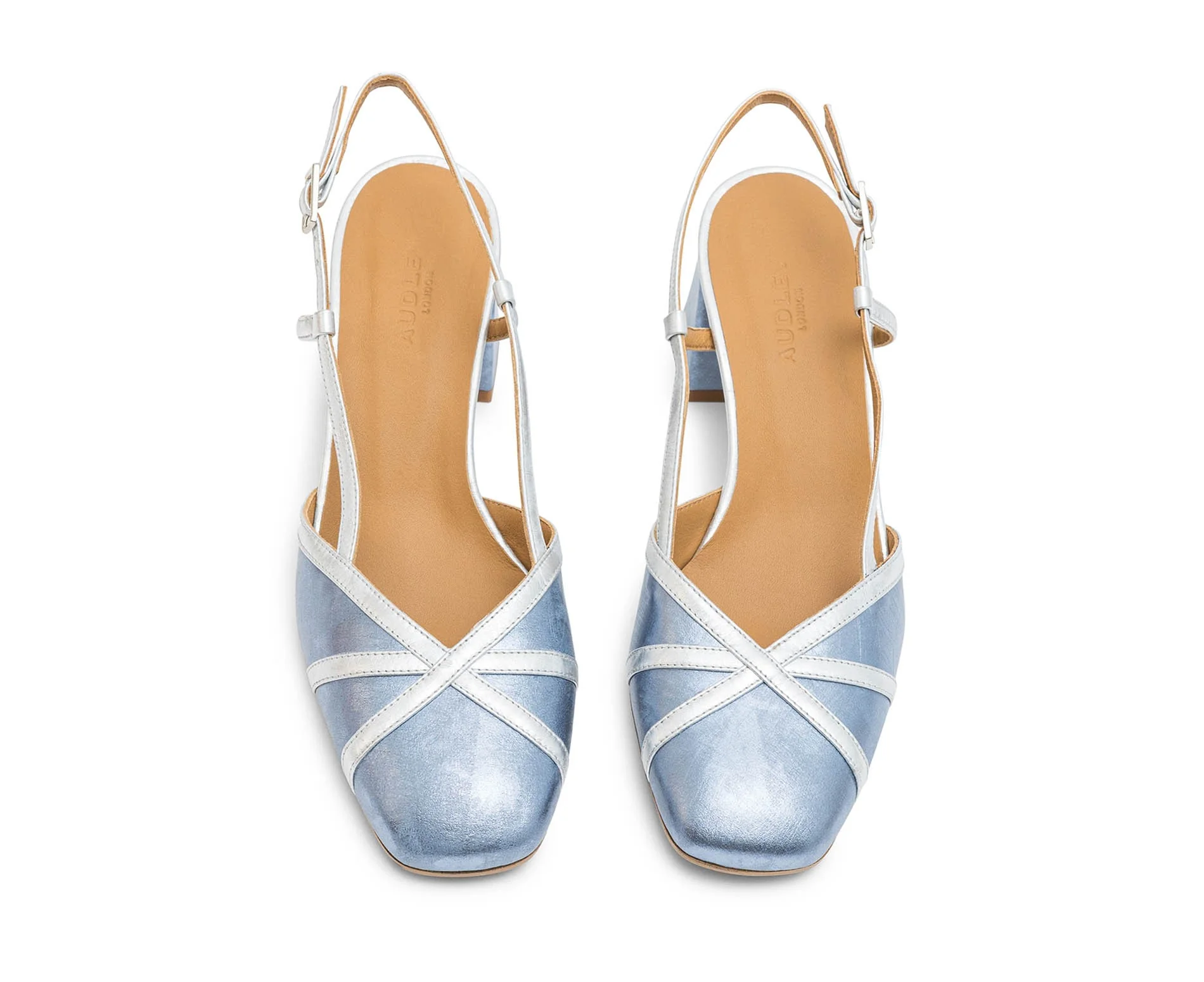 Zapato de mujer en piel con tacón medio. Luna - Image 3