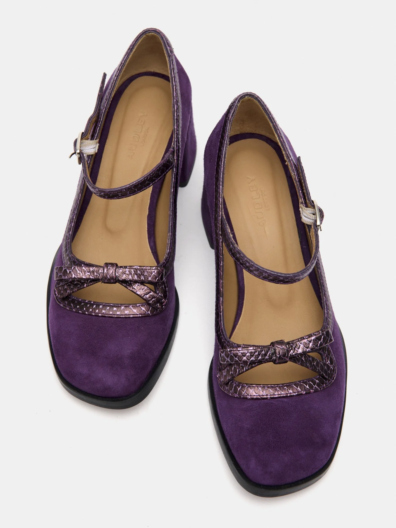 Zapato de mujer en piel con tacón medio. Manola 2 - Image 4