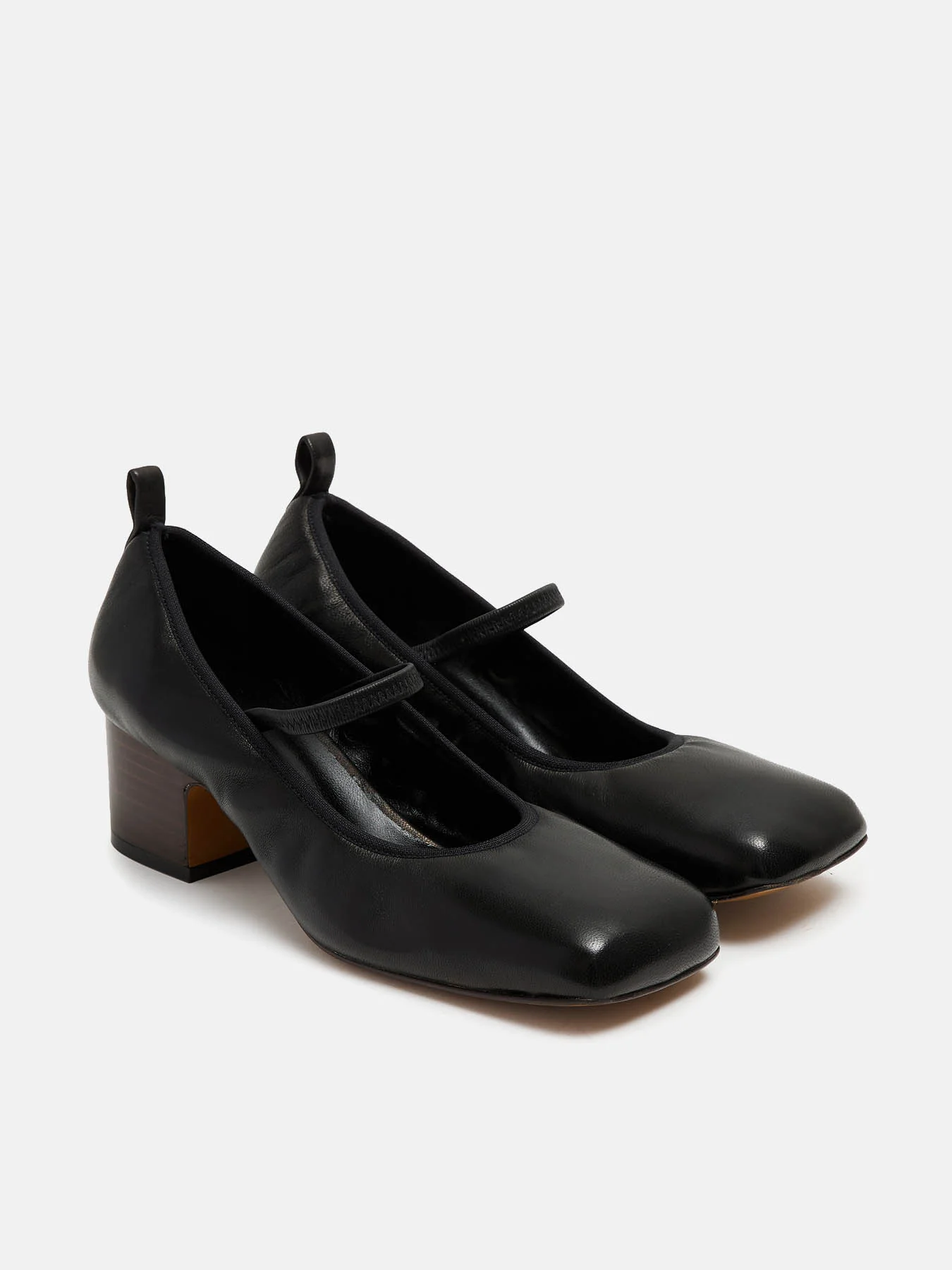 Zapato de mujer en piel con tacón medio. Nicole - Image 2