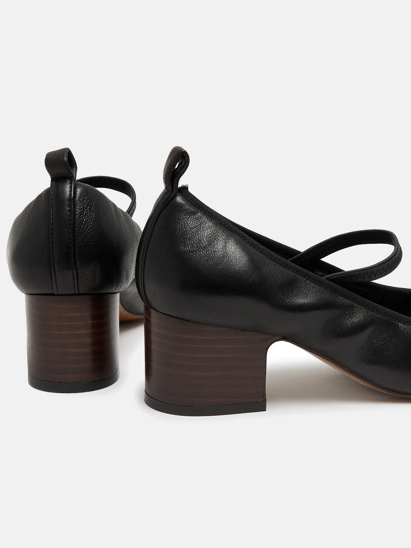Zapato de mujer en piel con tacón medio. Nicole - Image 3